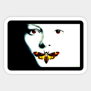 Silence Of The Lambs Vintage Horror Sticker